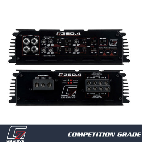 DB Drive G7 250.4 : 4-Channel Class D Amplifier