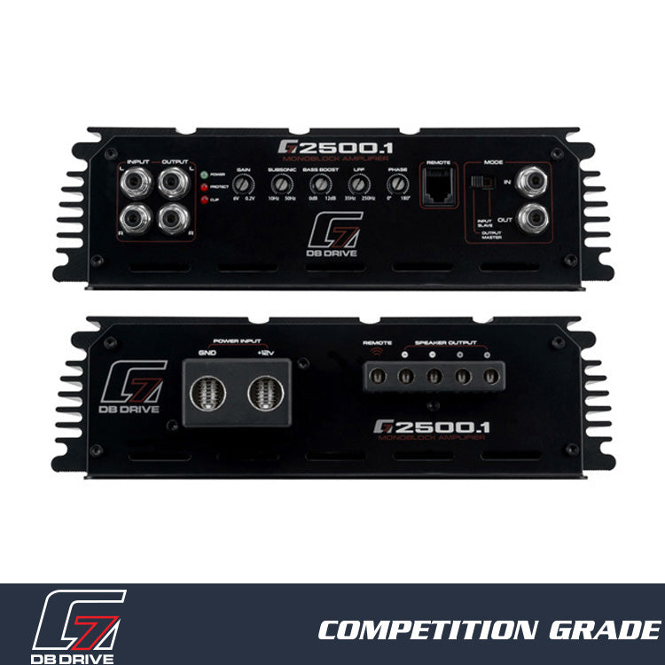 DB Drive G7 2500.1 : Mono Class D Amplifier