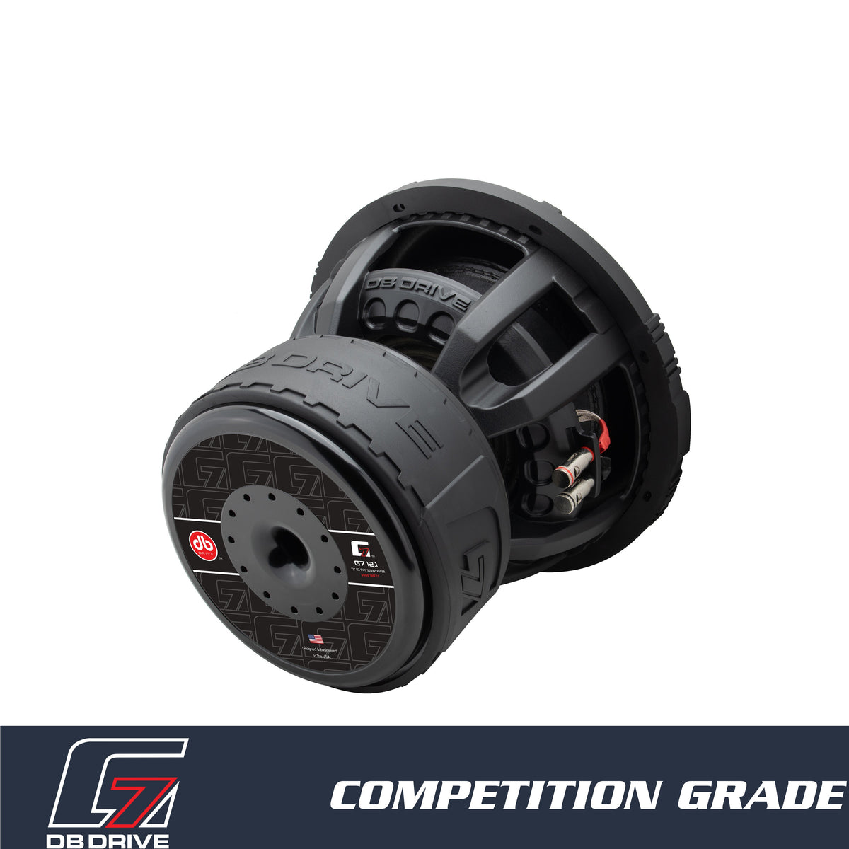 DB Drive G7 12.1 : 12" Dual 1-Ohm Subwoofer