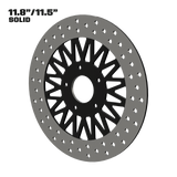 Gasser 11" solid rotor in black