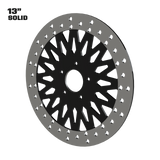 Gasser 13" solid rotor in black