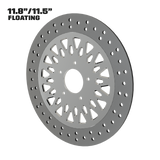 Gasser 11" floating rotor in polished