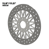 Gasser 11" solid rotor in polished