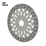 Gasser 13" solid rotor in polished