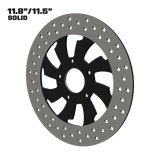 Guinzu 11" solid rotor in black