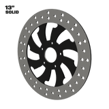 Guinzu 13" solid rotor in black
