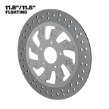 Guinzu 11" floating rotor in polished