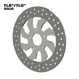 Guinzu 11" solid rotor in polished