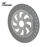 Guinzu 13" floating rotor in polished