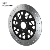 Gran Sport 13" Floating Rotor in Black