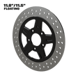 GT1  11" Floating Rotor in Black