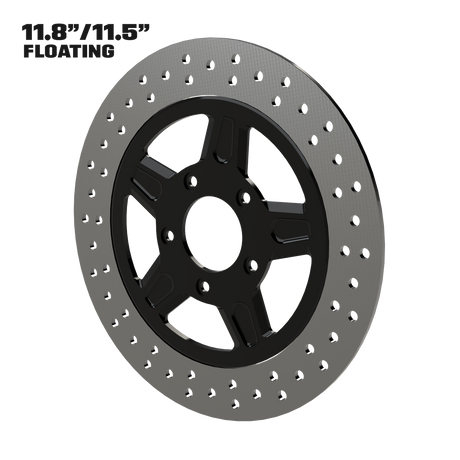 GT1  11" Floating Rotor in Black