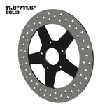 GT1 11" Solid Rotor in Black