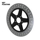 GT1 13" Floating Rotor in Black