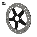 GT1 13" Solid Rotor in Black