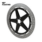GT1 18" Floating Rotor in Black