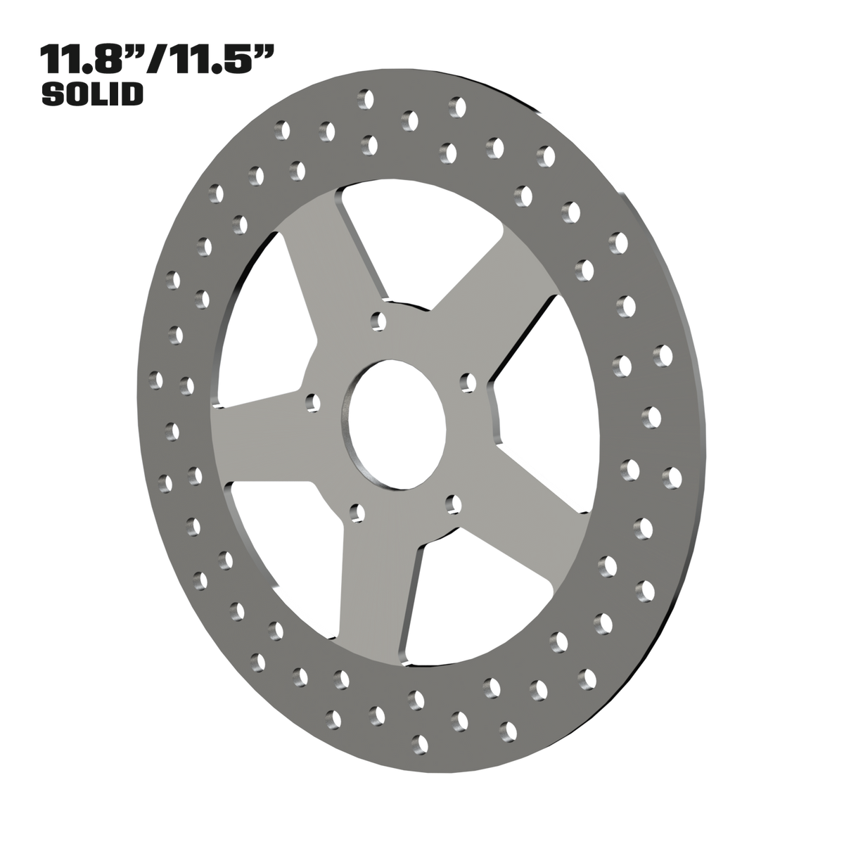 GT1 11" Solid Rotor in Polished