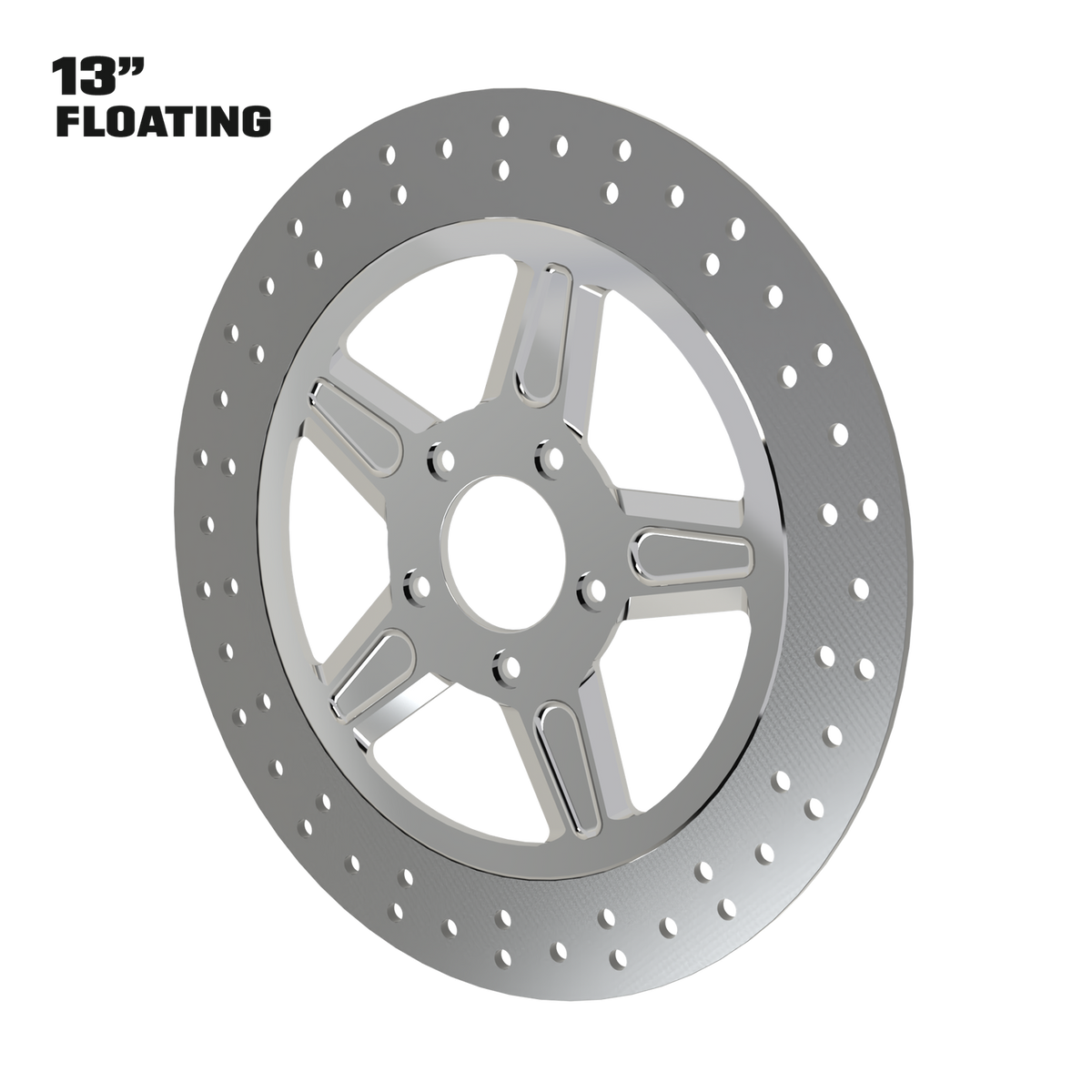 GT1 13" Floating Rotor in Polished
