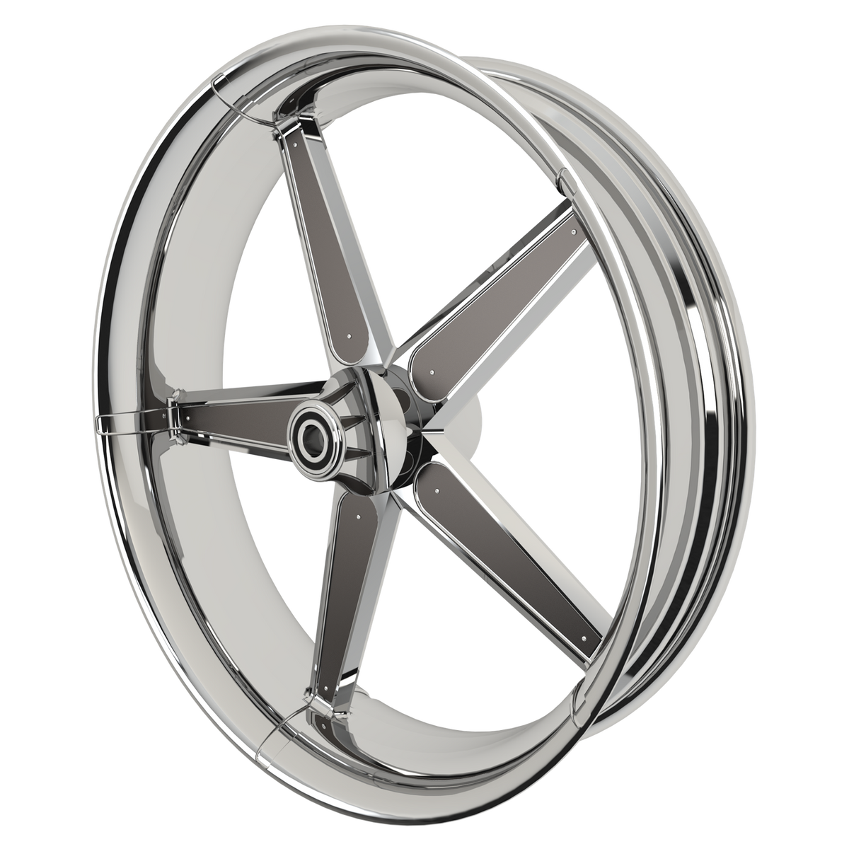 GT1 Metric Chrome Wheels with color insert