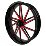 21x5.5 Harley-Davidson GT2 (red insert) Black Fat Tire Bagger Kit