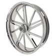 GT2 Bulldog Fat Tire Chrome Wheels with Chrome Aluminum Insert