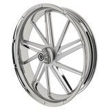 21x5.5 Harley-Davidson GT2 Chrome Fat Tire Bagger wheel with chrome aluminum insert