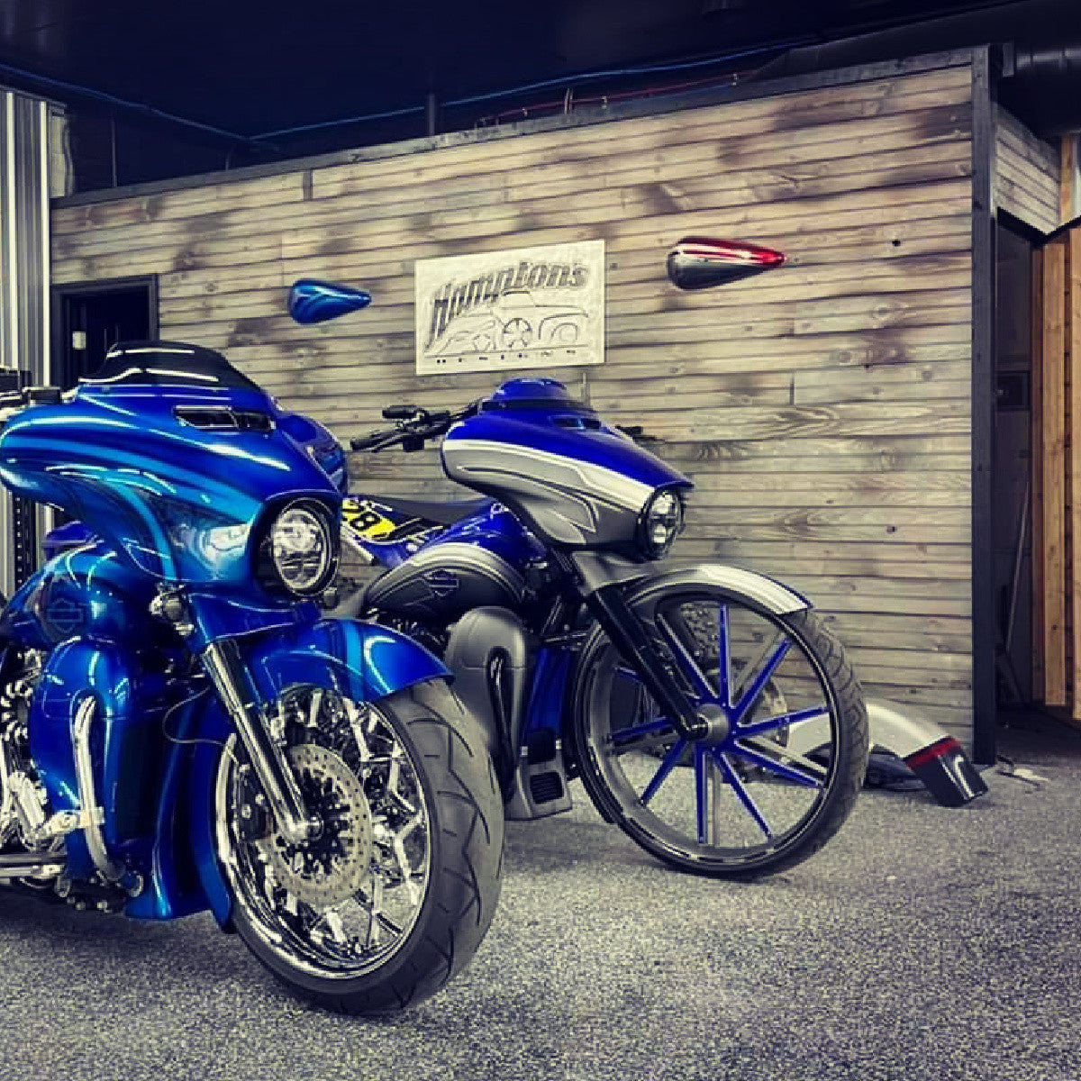 16 Inch GT2 Chrome Harley Wheel