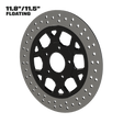 GT3  11" Floating Rotor in Black