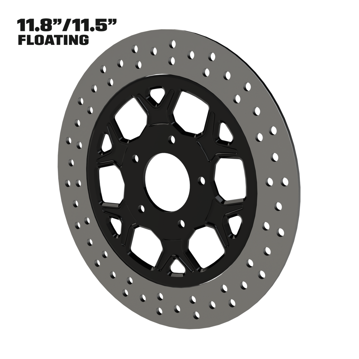GT3  11" Floating Rotor in Black