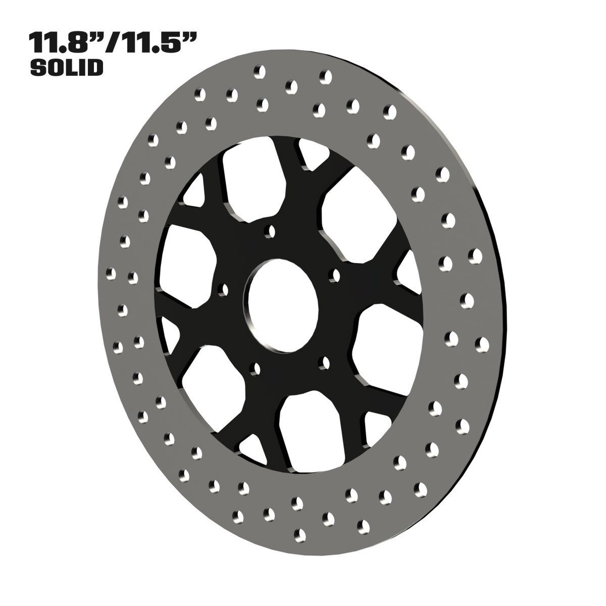 G3 11" Solid Rotor in Black