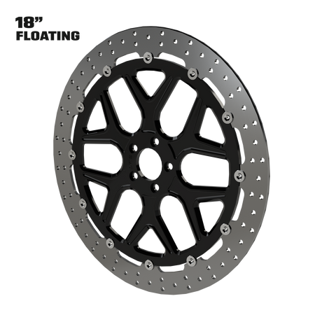 GT3 18" Solid Rotor in Black