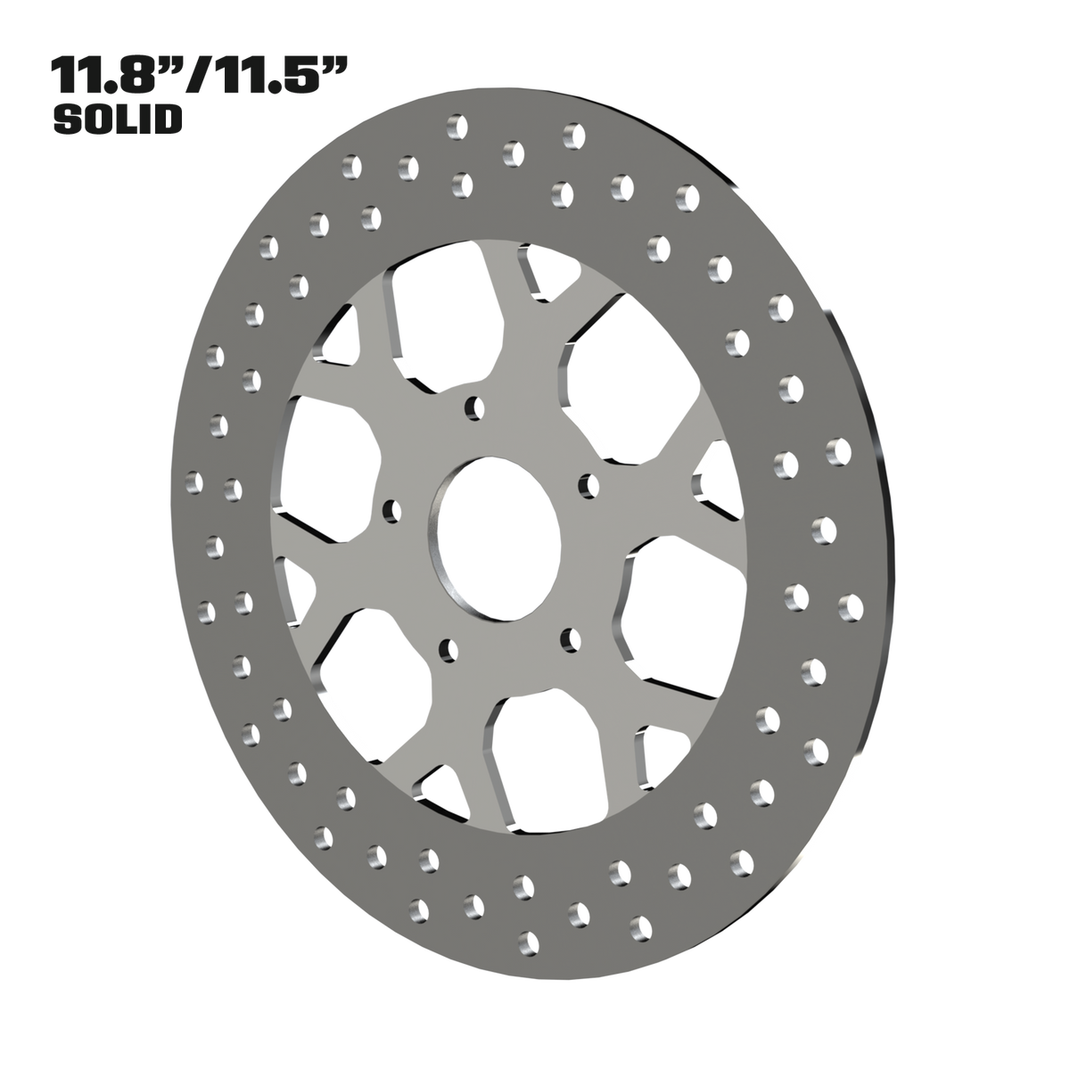 G3 11" Solid Rotor in Polished