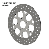 GT3 11" Solid Rotor in Polished