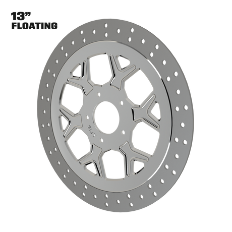 GT3 13" Floating Rotor in Polished