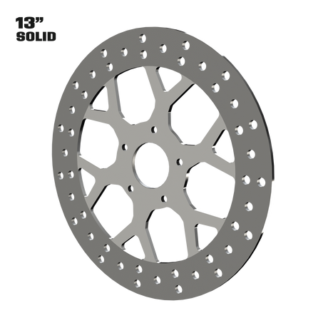 G3 13" Solid Rotor in Polished