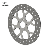 GT3 13" Solid Rotor in Polished