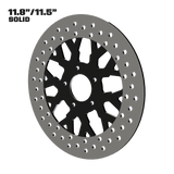 GT4 11" Solid Rotor in Black