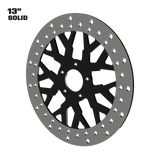 GT4 13" Solid Rotor in Black