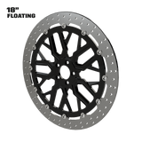 GT4 18" Floating Rotor in Black