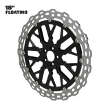 GT4 18" Floating Hex Rotor in Black