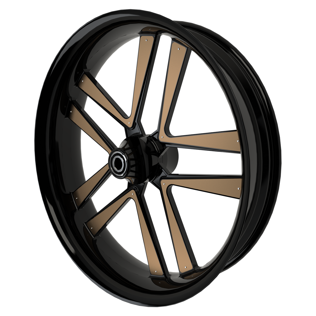 GT5 Indian Black Wheels with bronze insert