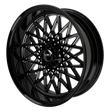 Gasser Harley Trike Black Double Cut Wheels