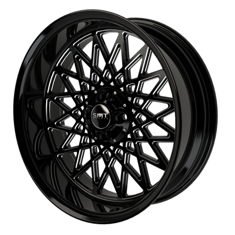 Gasser Harley Trike Black Double Cut Wheels