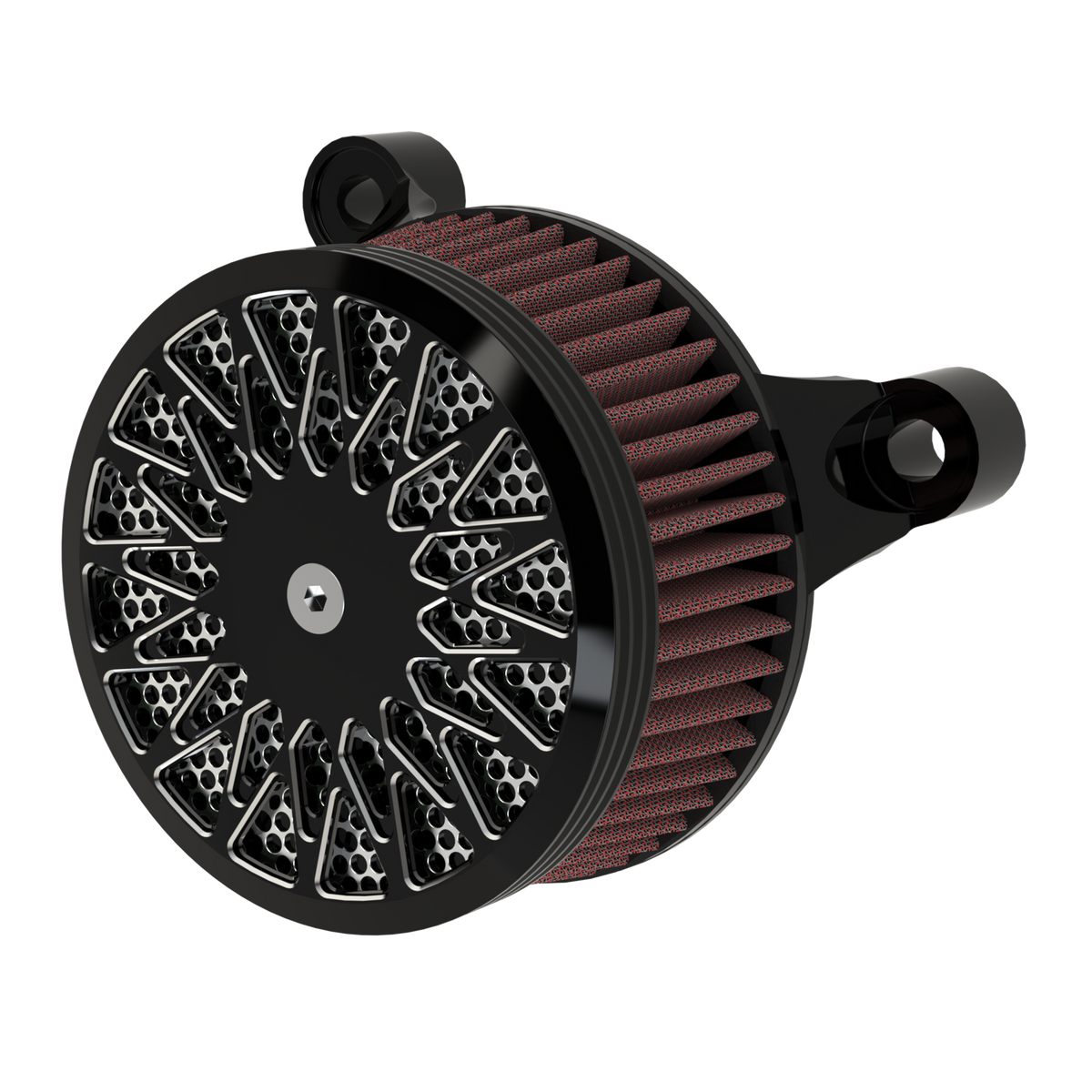 Gasser Air Cleaner in black double cut