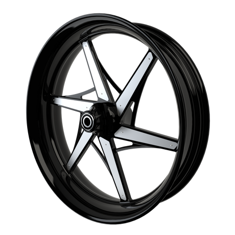 GT6Sixer Harley Pan America Black Wheels with chrome insert