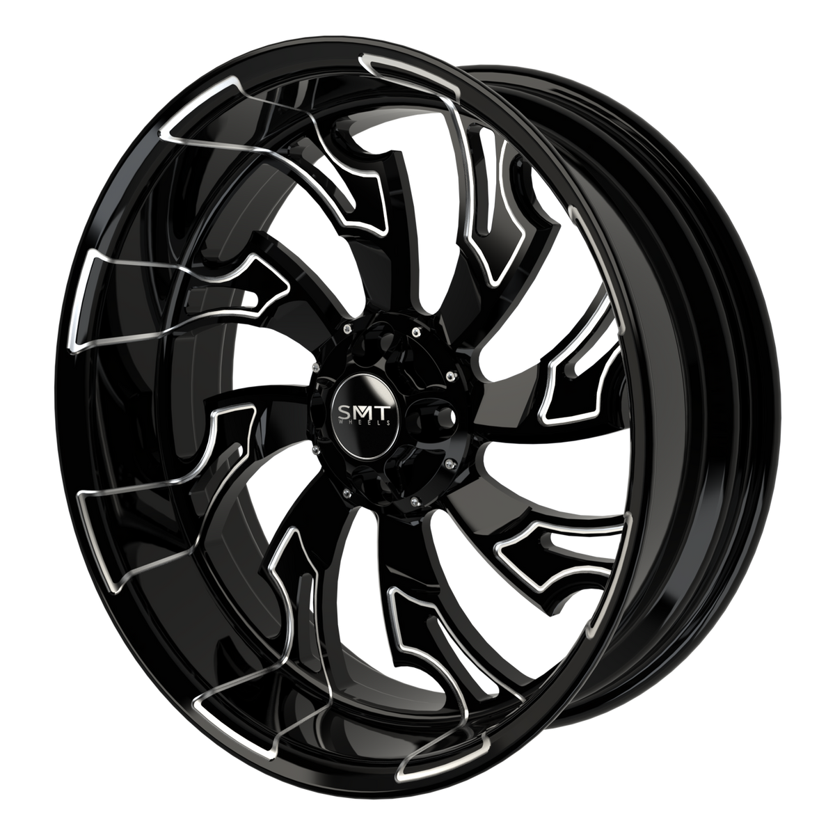 Guinzu Harley Trike Black Double Cut Wheels
