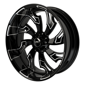 Guinzu Harley Trike Black Double Cut Wheels