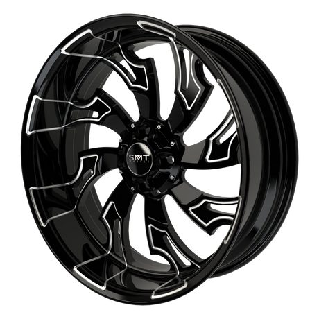 Guinzu Harley Trike Black Double Cut Wheels
