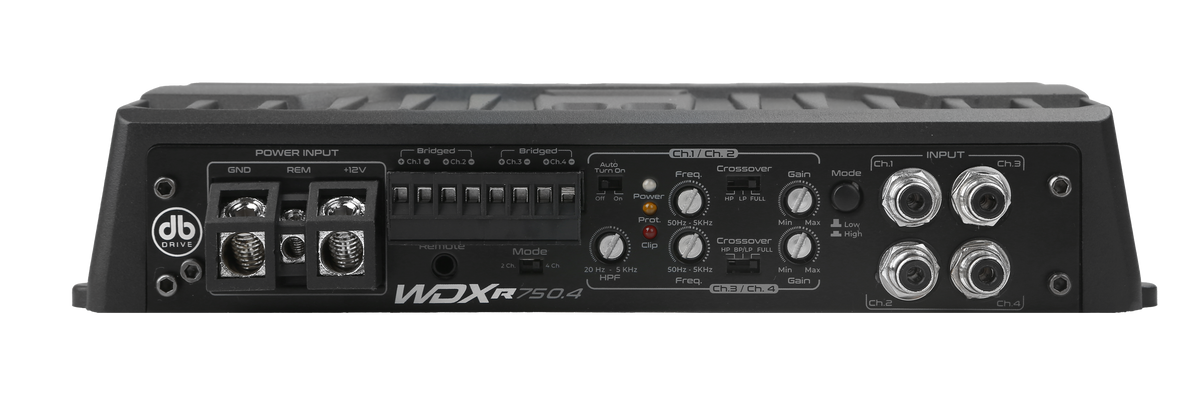 DB Drive WDX-R750.4 : WDX Reference Class-D 4 Channel Amplifier