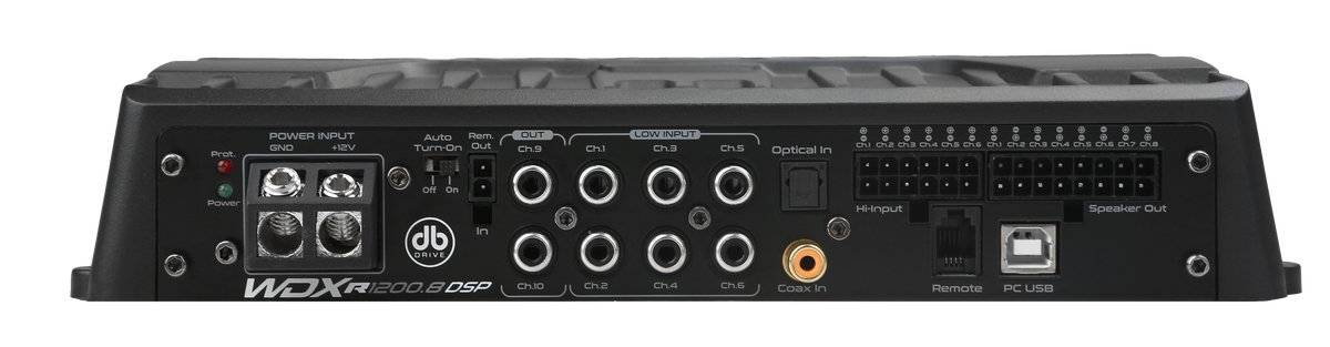 DB Drive WDX-R1200.8-DSP : WDX Reference Class-D 8 Channel Amplifier with DSP